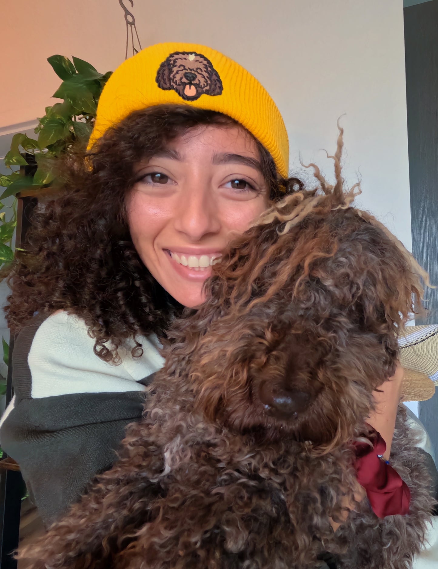 Spanish Water Dog Embroidered Beanie – Curly Energy