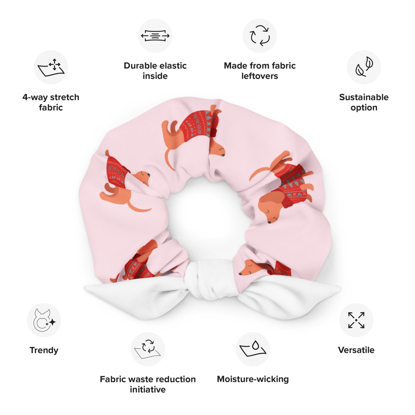 Dachshund Scrunchie – Sausage Dog Hair Scrunchie | Long Dog Energy