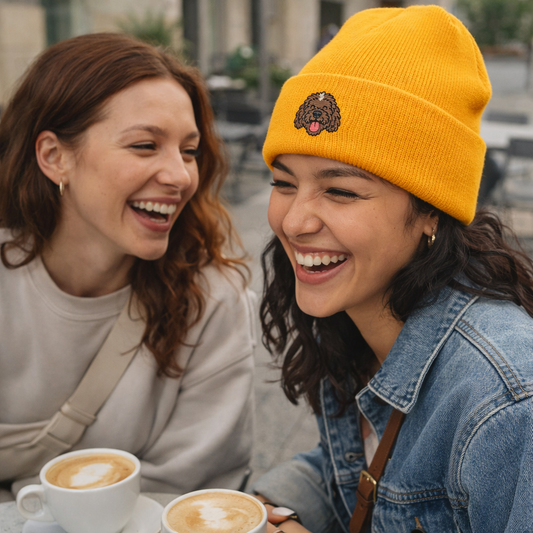 Spanish Water Dog Embroidered Beanie – Curly Energy