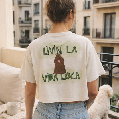 Livin’ La Vida Loca - Women’s Cropped T-Shirt