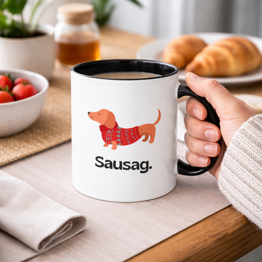 Sausag. Ceramic Mug